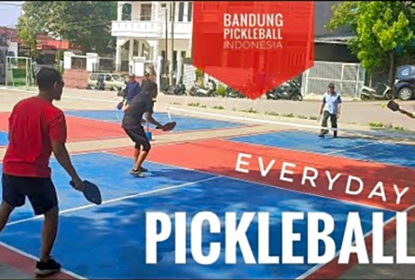 PICKLEBALL Bandung Game - Adib/Syafik vs Widi/Rudini - Pickleball Indonesia