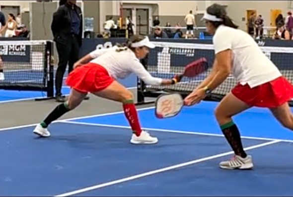 PPA Bubly Pickleball Tournament atLas Vegas Day 1: Womens doubles 3.5 Corina &amp; Jana vs. Kayla &amp; Leng