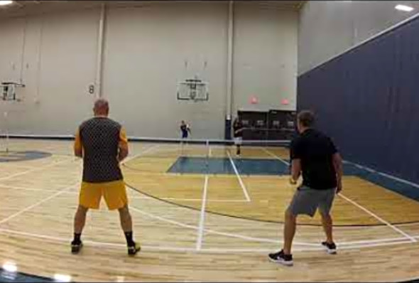 RR2 Brett &amp; Todd vs Jordan &amp; Chris - Men&#039;s 4.5 Pentagon Pickleball Tournament 2020