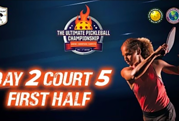 The Ultimate Pickleball Championship 2023 - Day 2 Court 5 First Half