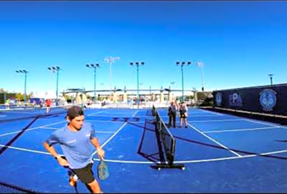 2022 PPA Championship Men&#039;s Pro Doubles Tyler Loong Callan Dawson Hayden Patriquin Ben Newell