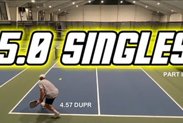 I&#039;m a 4.57 DUPR Playing in the 5.0 Open Division in Singles Charlotte, NC - Part 2
