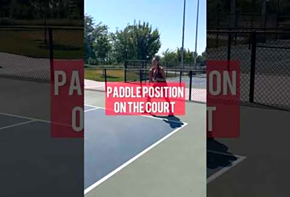 Notice where my paddle is based on where I am on the court! Is this how u look? #pickleball