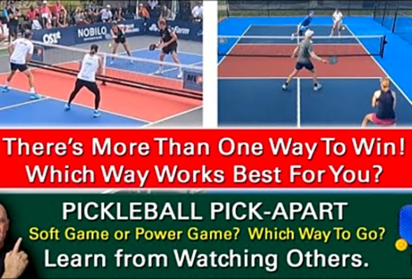 Pickleball! There&#039;s More Than One Way To Play. Which Way Do You Choose? Learn By Watching Others!