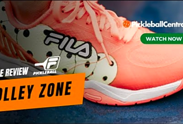 FILA Pickleball Volley Zone Shoe Review with Pickleball Central