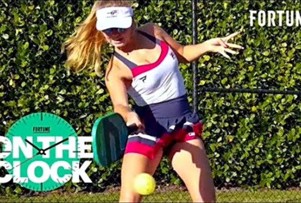 Meet This Pro Pickleball Player Earning Six Figures At 16 Years Old - On The Clock