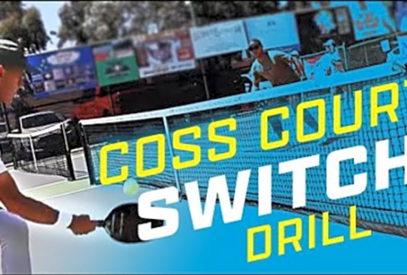 How to Play a Cross Court Switch Drill in Pickleball