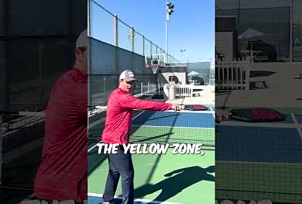 What&#039;s the pickleball yellow zone?! #shorts #pickleball #enhancepickleball