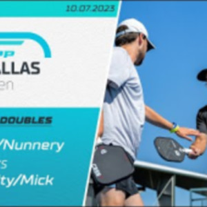 Daescu/Nunnery vs. McNulty/Mick - The 2023 APP Dallas Open - Men&#039;s Pro D...