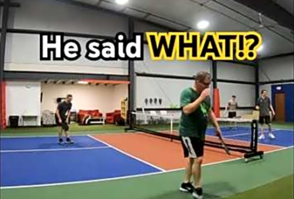 Drawing first BLOOD! #pickleball #highlights