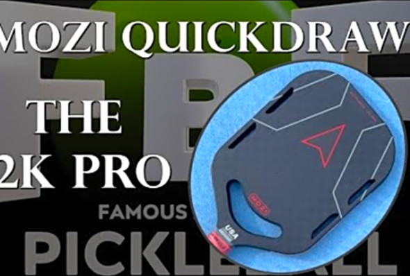 Mozi Quickdraw 12K Pro Pickleball Paddle Review
