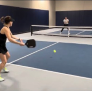 4.5 mixed doubles semi final frozen frenzy tournament at mega Pickle and...