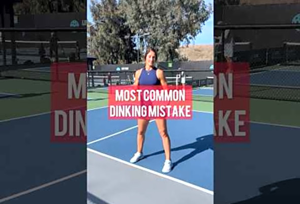 Are you guilty of this common dinking mistake?! #pickleball #pickleballtips #pickleballaddict