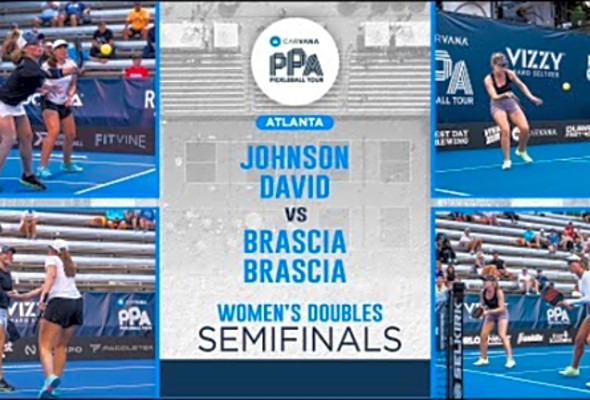 Comeback Semifinal Women&#039;s Doubles Match in Atlanta!