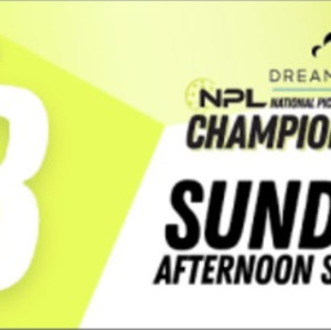 Sunday PM Court 08 Cincinnati DreamCloud National Pickleball League Cham...