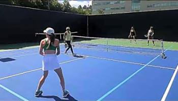 Competitive 4.0 Womens Doubles Pickleball - Rex Match - Los Angeles Game #sports #pickleball