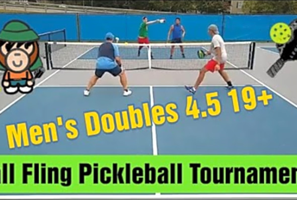 Legends Pickleball Tournament - Men&#039;s Doubles 4.5 19 - Zamaray &amp; McNeely vs. McNally &amp; Strain