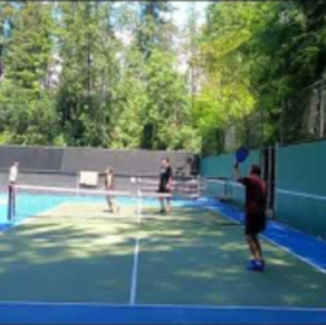 GH010128 MF Park pickleball play with Jamie, Regi, vs Mark, Ray