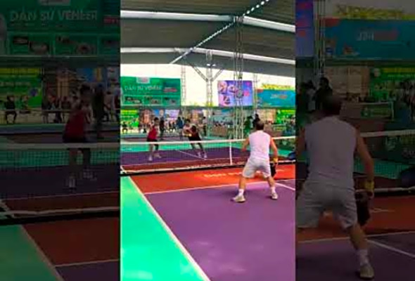 c-Duy&amp;Ca-Long Gii Pickleball DSD Nha Trang Trnh 6.0 #sports #engagepickleball #tennis