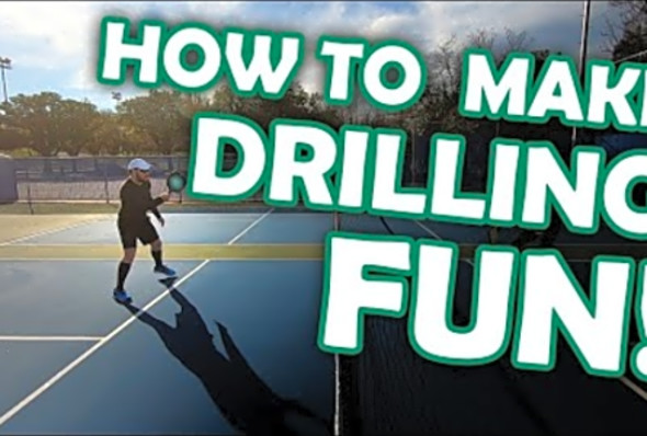 No more boring drills! You&#039;ll love this pickleball drilling game!