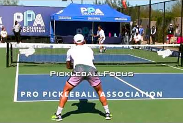 Tyson McGuffin vs Zane Navratil Amazing Rally at Pro Pickleball Association AZ (&#039;21)