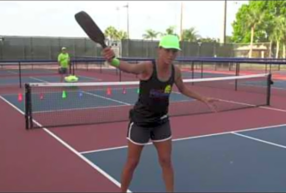 Pickleball Tutor Tips: How to Hit the Swinging Volley