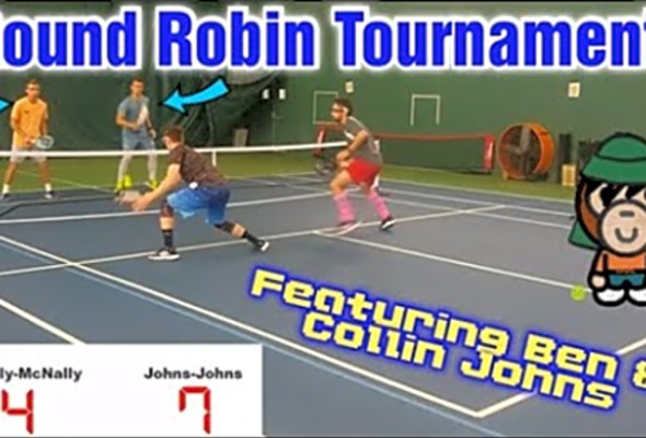 4.5 Round Robin Tournament- Battle of the Brothers! Johns vs. McNally - w/Live Scoring &amp; Analysis