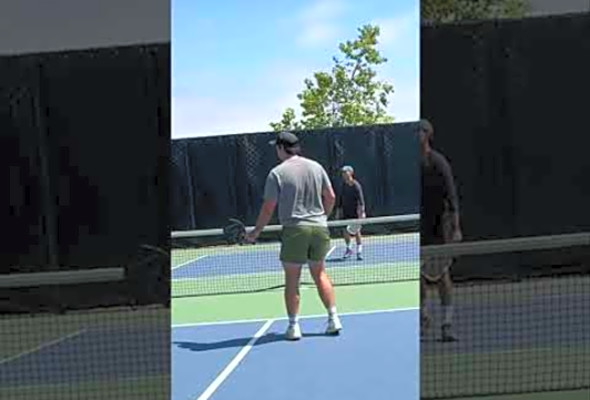 Pickleball Serve Showdown: Olive Green Shorts Ace the Court!