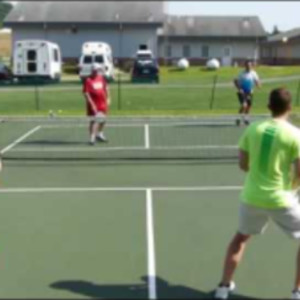 Pickleball Rocks 5-0 Summer Shootout Ian Titus/Robert Elliott v Bart For...