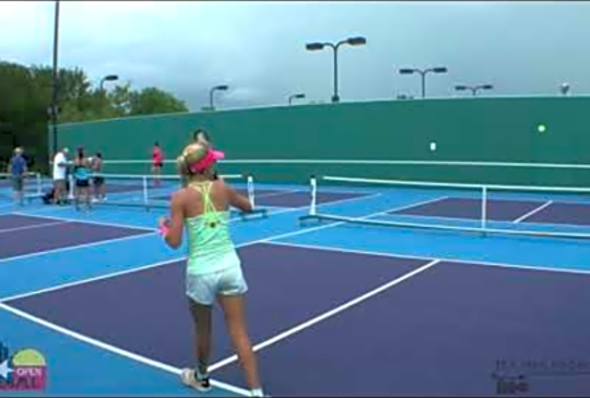 2018 Texas Open Pickleball Chamionship - Leigh and Anna Leigh Waters Match