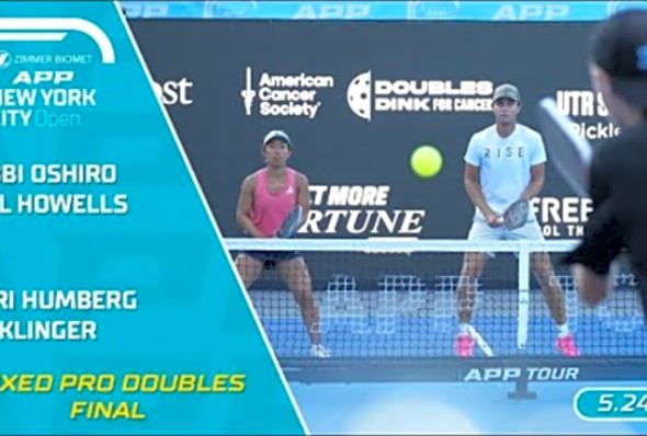 2024 Zimmer Biomet APP New York City Open I Oshiro/Howells vs. Humberg/Klinger - Mixed Doubles Final