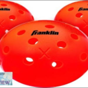 Franklin Sports Outdoor Pickleballs X-40 Pickleball Balls USA Pickleball...