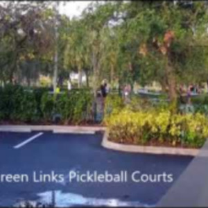 GreenLinks Pickleball Court Was Hot