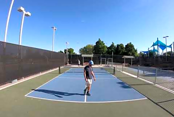 Pickleball Singles (Durango Hills Park, LAs Vegas) Game 2 part 1