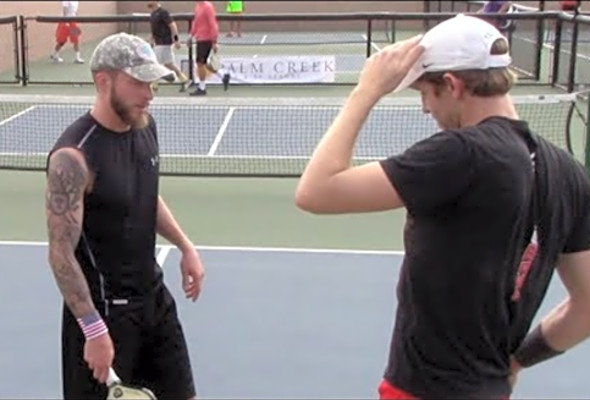 Nationals Pickleball 19 5.0MD 1/8 Final Kyle Thieme/Matt Staub v Mills Miller/Callan Dawson part