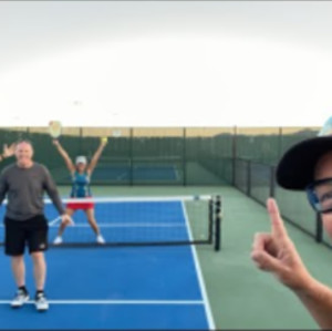 How to set up an attack in pickleball-Livestream pickleball playing Less...