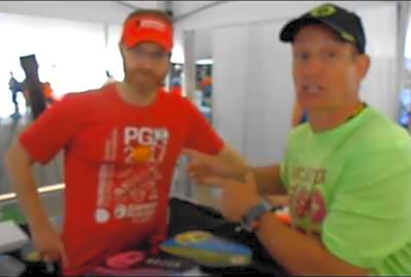 Pickleball Paddle Review Gamma Needle at the US Open