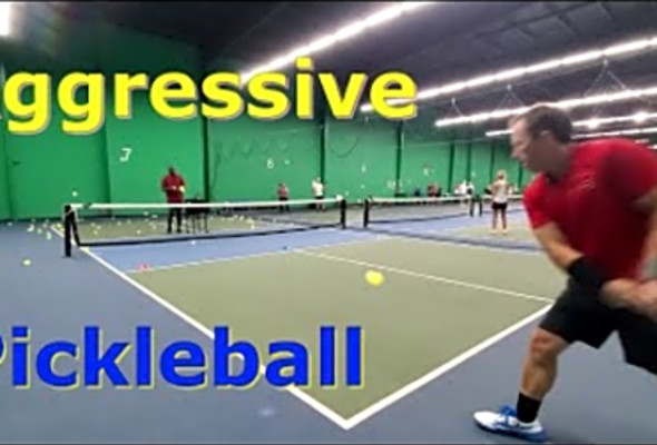 Aggressive Pickleball Training with Cliff Pickleball