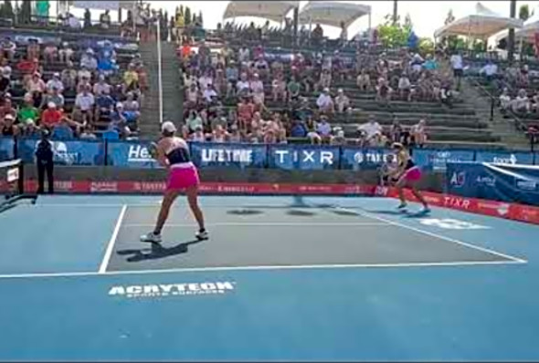 Closeup View. The 2022 Atlanta Open Mixed Doubles, Womens Doubles, Mens Doubles Pickleball Final