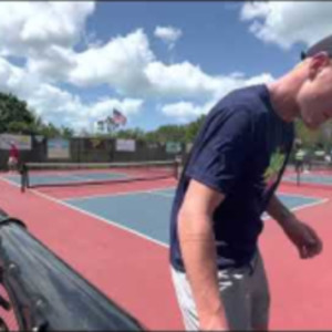 US Open Pickleball Naples Pro Singles John Cincola vs Ryler DeHeart