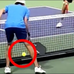 Ball Hits Net Bar During Pickleball Gold Medal Match - What&#039;s the Rule?