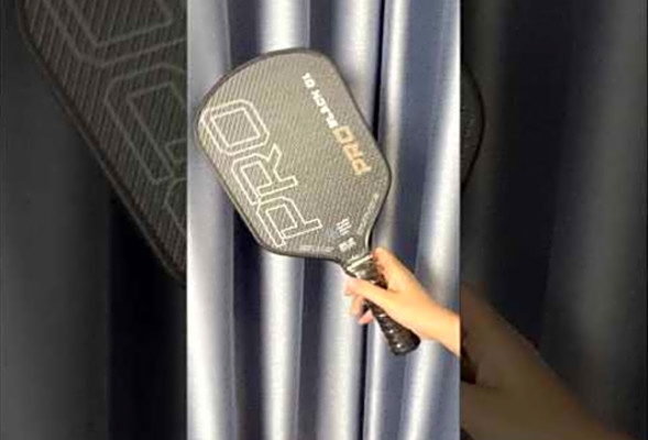 Vt Pickleball ProBlack01 - Titanium 16mm cho nhm cc #votpickleball #pickleball