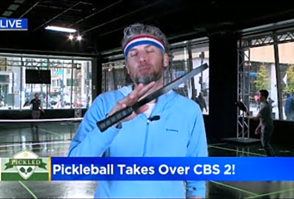 Pickleball takes over CBS 2: Brad Edwards vs. Miles Maner