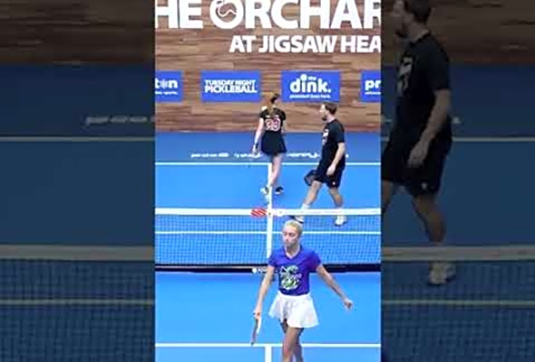 Tactical shot #pickleball #pickleballislife #pickleballhighlights