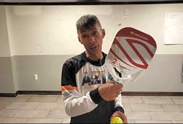 Practicing against the Best opponent in Pickleball atSelkirkTV  #selkirk #cancersurvivor #pickleball
