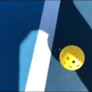 Pickleball: Line call - In or Out?