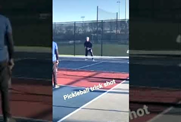 Pickleball trick shot #shorts