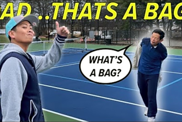 Is my family any good at Pickleball?! (fun rec game highlights)