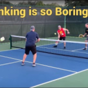 Boring Dinking Pickleball 4.5 Men&#039;s Doubles game