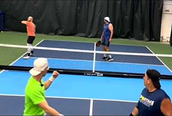 Team Sportime Vs. Pro Pickleball Player Erik Forsythe &amp; Uncle Chaps - Montage Micd Up